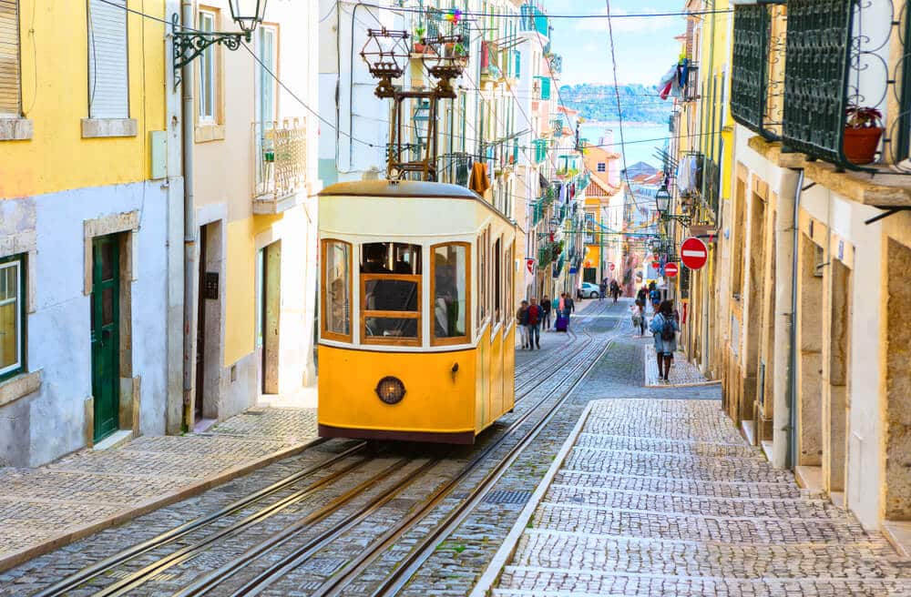 Lisbon-Tram-Street-Car-Road