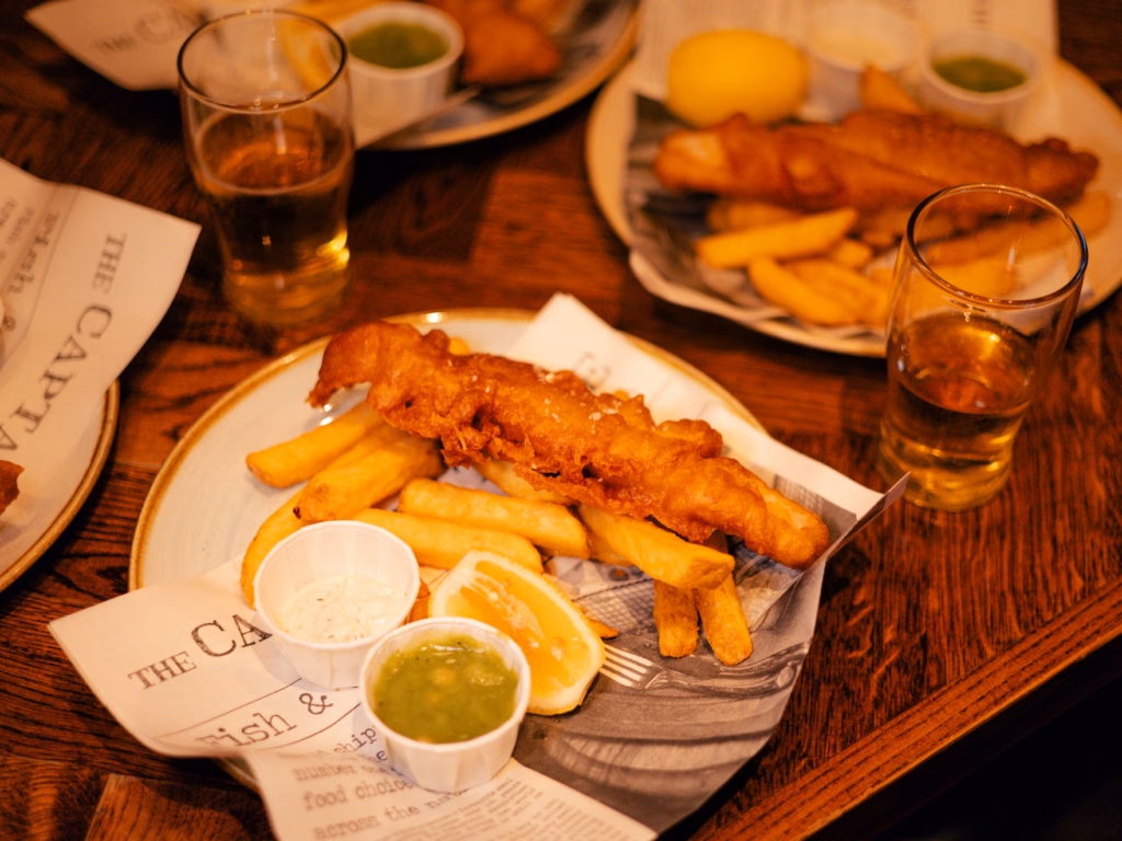 Classic Scottish fish & chips