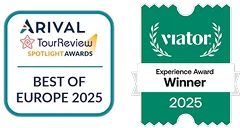 Viator Winner 2025 & Arival - Best of Europe 2025